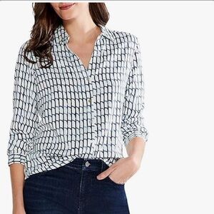 Nic + Zoe Women’s Lattice Live in Shirt